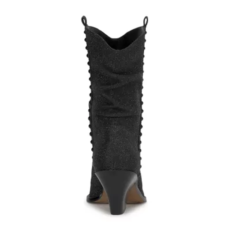 JS Jessica Simpson Womens Zolini Stacked Heel Cowboy Boots