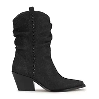 JS Jessica Simpson Womens Zolini Stacked Heel Cowboy Boots