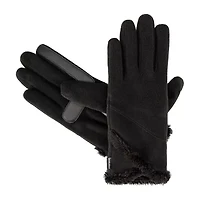 Isotoner Smartdri Fleece Glove With Overlap Wrist Detail And Smartouch 1 Pair Gloves