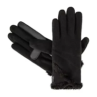 Isotoner Smartdri Fleece Glove With Overlap Wrist Detail And Smartouch 1 Pair Gloves