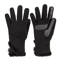 Isotoner Smartdri Fleece Glove With Overlap Wrist Detail And Smartouch 1 Pair Gloves