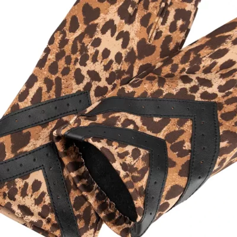 Isotoner Smartdri Spandex 3 Btl With Chevron Appliquest At Wrist 1 Pair Gloves