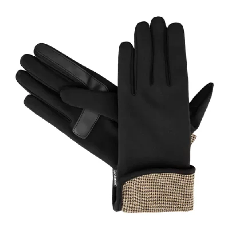 Isotoner Spandex With Herringbone Lining 1 Pair Gloves