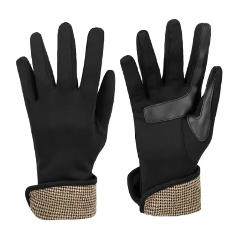 Isotoner Spandex With Herringbone Lining 1 Pair Gloves