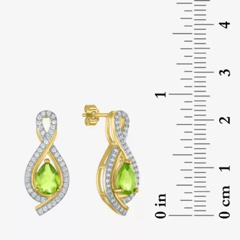 Womens Gemstone 14K Gold Over Silver 2-pc. Pear Jewelry Set