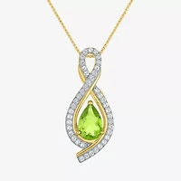 Womens Gemstone 14K Gold Over Silver 2-pc. Pear Jewelry Set