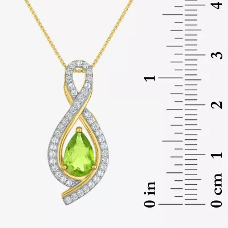 Womens Gemstone 14K Gold Over Silver 2-pc. Pear Jewelry Set