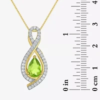 Womens Gemstone 14K Gold Over Silver 2-pc. Pear Jewelry Set