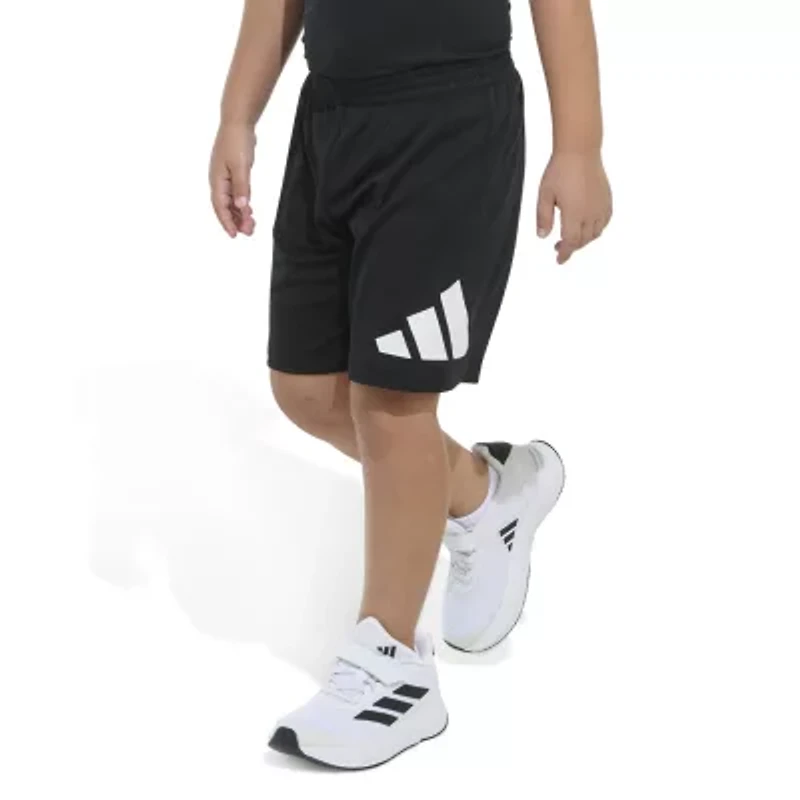 adidas Toddler Boys Adjustable Waist Mid Rise Pull-On Short