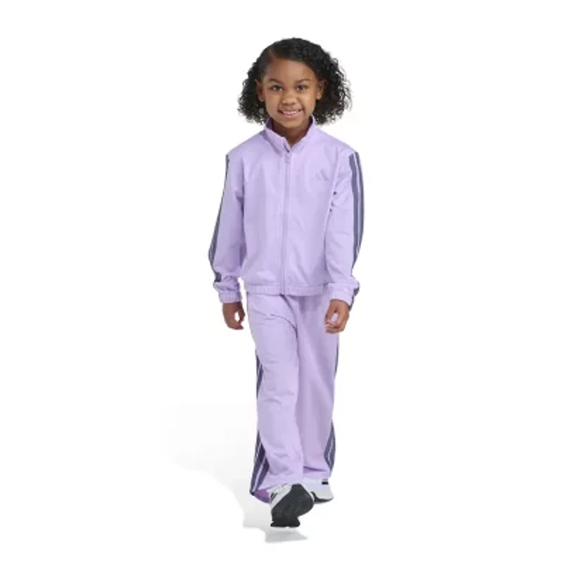 adidas Little Girls 2-pc. Track Suit