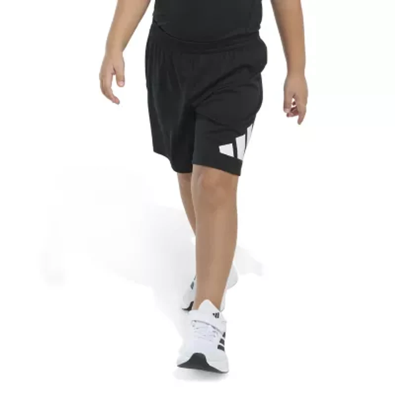 adidas Little Boys Mid Rise Pull-On Short