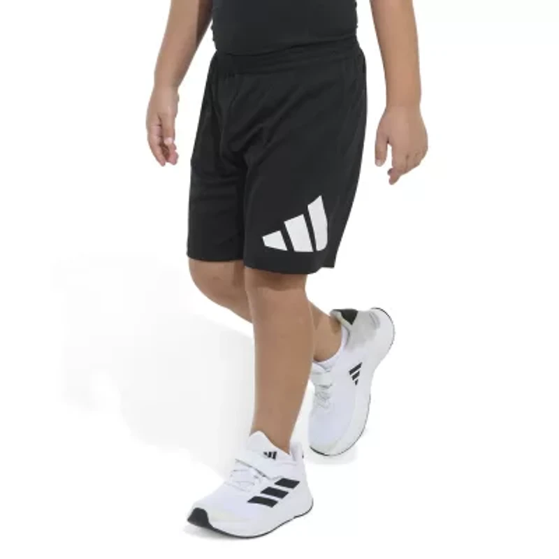 adidas Little Boys Mid Rise Pull-On Short