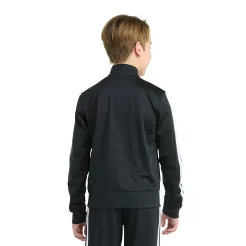 adidas Iconic Tricot Big Kid Boys Lightweight Track Jacket