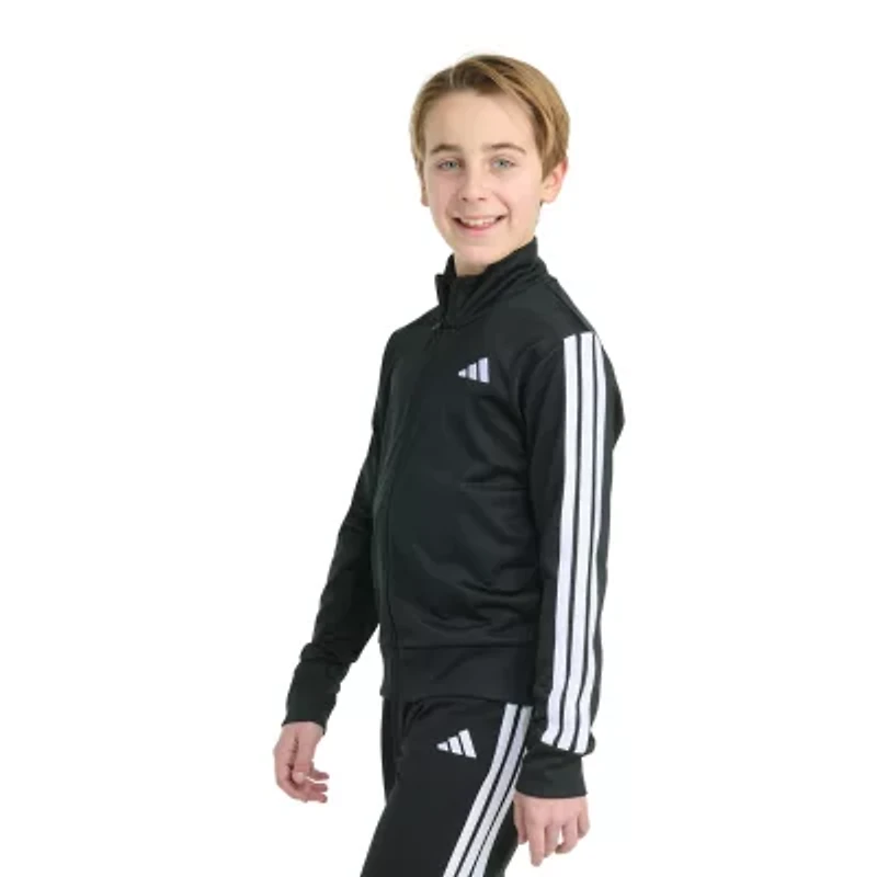 adidas Iconic Tricot Big Kid Boys Lightweight Track Jacket