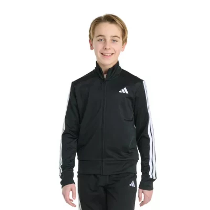adidas Big Kid Boys Lightweight Iconic Tricot Track Jacket