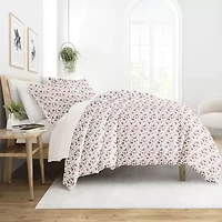 Casual Comfort Premium Ultra Soft 3-pc. Blossoms Print Duvet Cover Set
