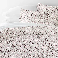 Casual Comfort Premium Ultra Soft 3-pc. Blossoms Print Duvet Cover Set