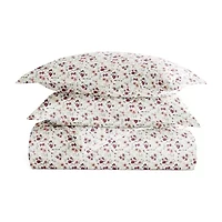 Casual Comfort Premium Ultra Soft 3-pc. Blossoms Print Duvet Cover Set