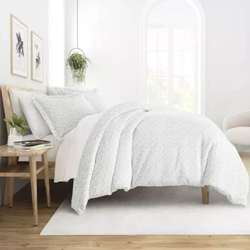 Casual Comfort Premium Ultra Soft 3-pc. Burst of Vines Print Duvet Cover Set