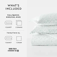 Casual Comfort Premium Ultra Soft 3-pc. Burst of Vines Print Duvet Cover Set