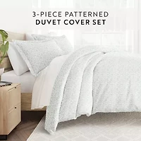 Casual Comfort Premium Ultra Soft 3-pc. Burst of Vines Print Duvet Cover Set
