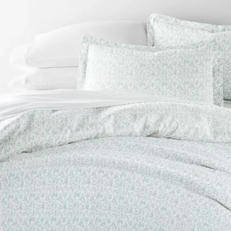 Casual Comfort Premium Ultra Soft 3-pc. Burst of Vines Print Duvet Cover Set