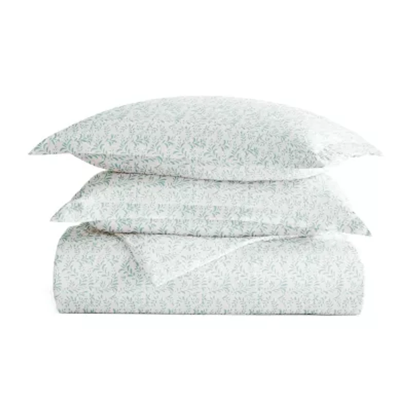 Casual Comfort Premium Ultra Soft 3-pc. Burst of Vines Print Duvet Cover Set
