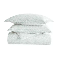 Casual Comfort Premium Ultra Soft 3-pc. Burst of Vines Print Duvet Cover Set