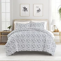 Casual Comfort Premium Ultra Soft 3-pc. Coarse Paisley Print Duvet Cover Set