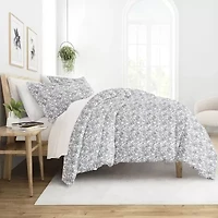 Casual Comfort Premium Ultra Soft 3-pc. Coarse Paisley Print Duvet Cover Set