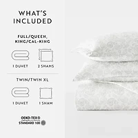 Casual Comfort Premium Ultra Soft 3-pc. Coarse Paisley Print Duvet Cover Set