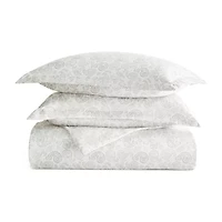Casual Comfort Premium Ultra Soft 3-pc. Coarse Paisley Print Duvet Cover Set