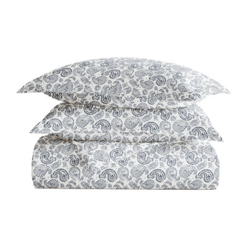 Casual Comfort Premium Ultra Soft 3-pc. Coarse Paisley Print Duvet Cover Set