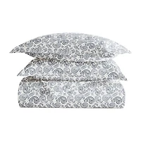 Casual Comfort Premium Ultra Soft 3-pc. Coarse Paisley Print Duvet Cover Set