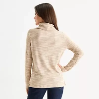 St. John's Bay Womens Cowl Neck Long Sleeve T-Shirt