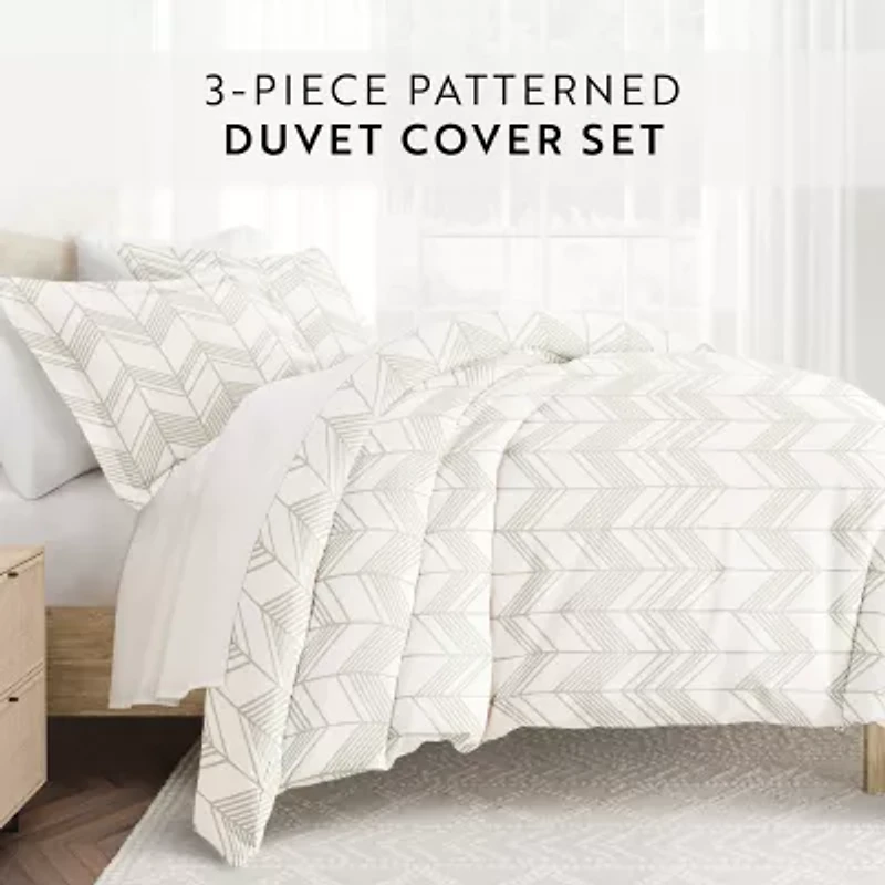 Casual Comfort Ultra Soft Alps Chevron Duvet Set