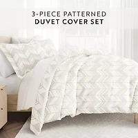 Casual Comfort Ultra Soft Alps Chevron Duvet Set