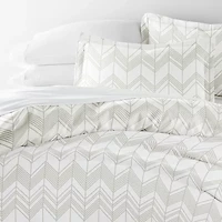 Casual Comfort Ultra Soft Alps Chevron Duvet Set