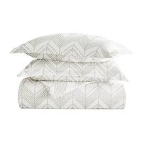 Casual Comfort Ultra Soft Alps Chevron Duvet Set