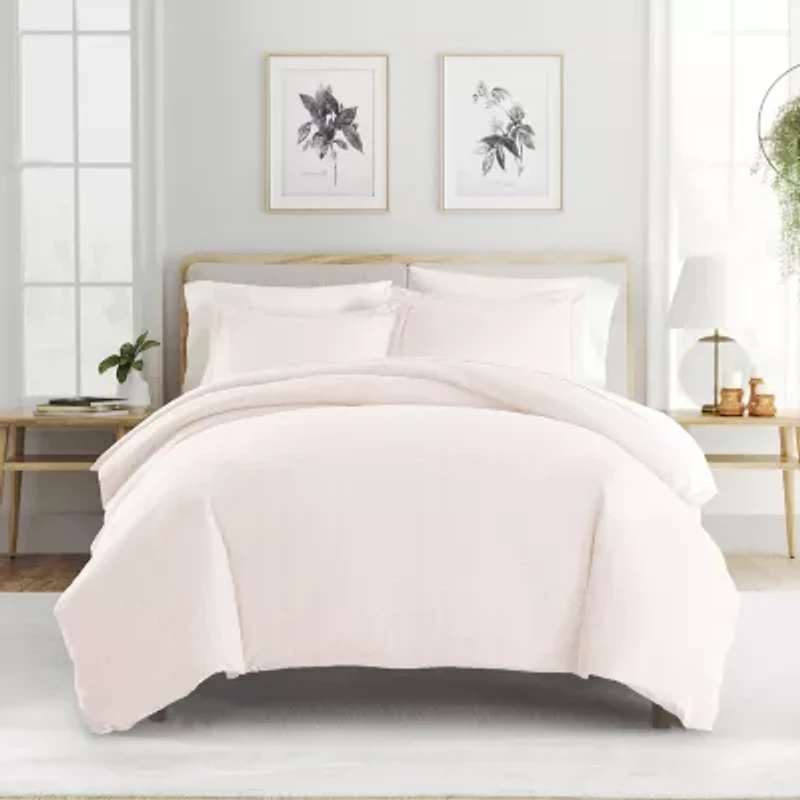 Casual Comfort Premium Ultra Soft Classic Pink Pattern Duvet Cover Set