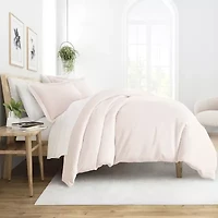 Casual Comfort Premium Ultra Soft Classic Pink Pattern Duvet Cover Set