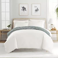 Casual Comfort Modern Rustic Pattern Oversized Reversible Duvet Cover Set