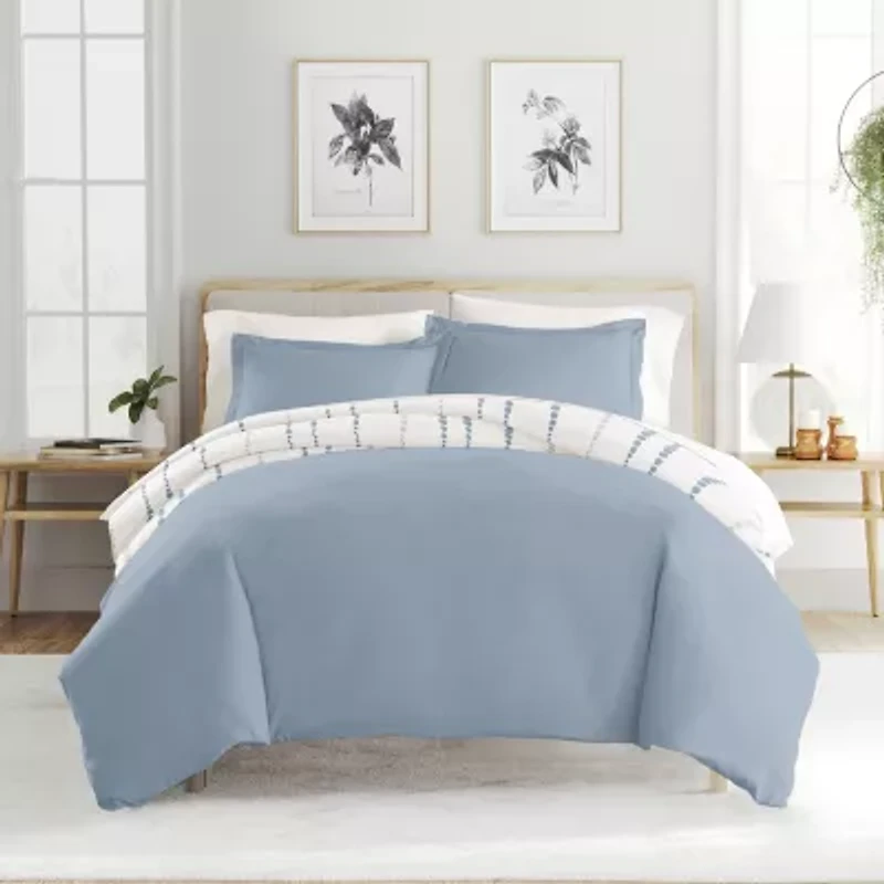 Casual Comfort Urban Vibe Pattern Oversized Reversible Duvet Cover Set