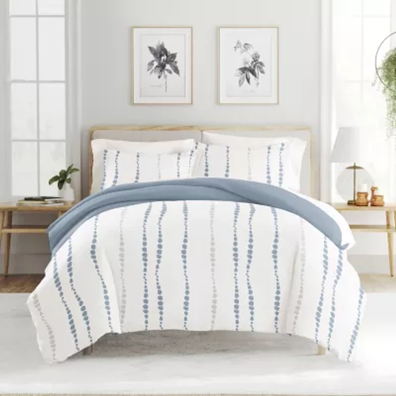 Casual Comfort Urban Vibe Pattern Oversized Reversible Duvet Cover Set