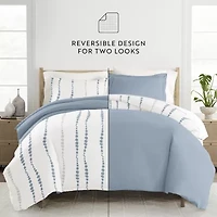 Casual Comfort Urban Vibe Pattern Oversized Reversible Duvet Cover Set