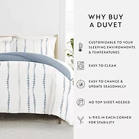 Casual Comfort Urban Vibe Pattern Oversized Reversible Duvet Cover Set