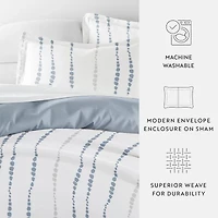 Casual Comfort Urban Vibe Pattern Oversized Reversible Duvet Cover Set