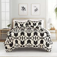 Casual Comfort Adobe Diamond Patterned Duvet Cover Set