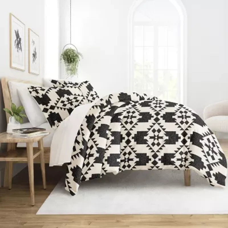 Casual Comfort Adobe Diamond Patterned Duvet Cover Set