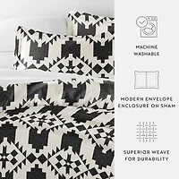 Casual Comfort Adobe Diamond Patterned Duvet Cover Set